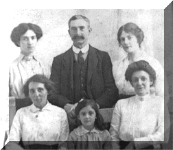The Rogers family, Fulham c 1915