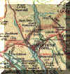 Map of Merthyr area